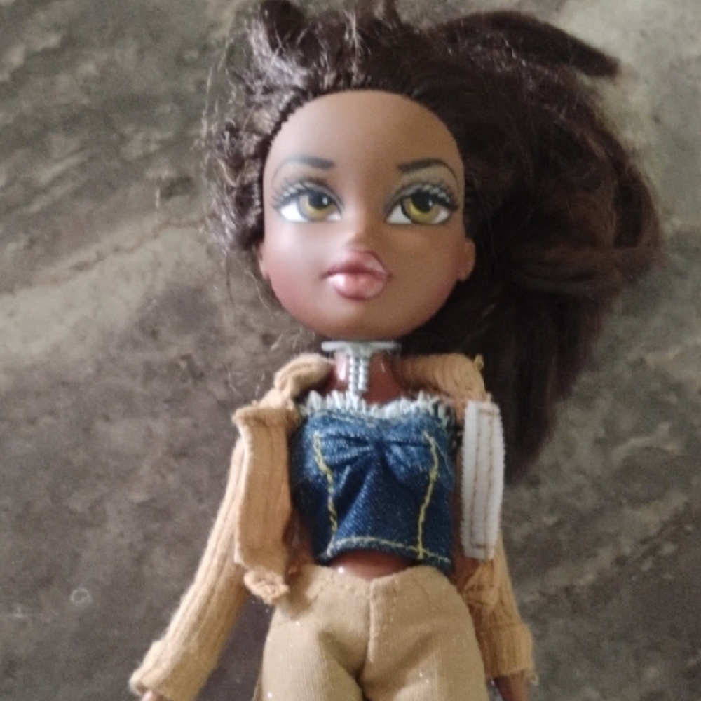 Stylish Fashion Doll with Denim Outfit